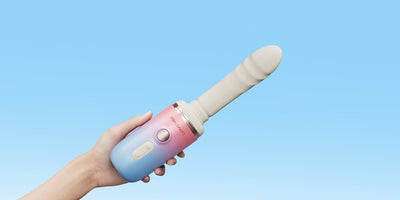 Lovense Spinel Thrusting and Heating Massage Gun Dildo Vibe