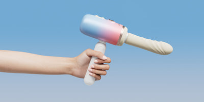 Lovense Spinel Thrusting and Heating Massage Gun Dildo Vibe