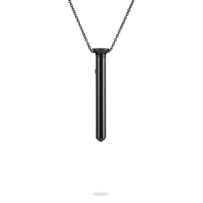 Crave Vesper Mini Vibrator Necklace in Black