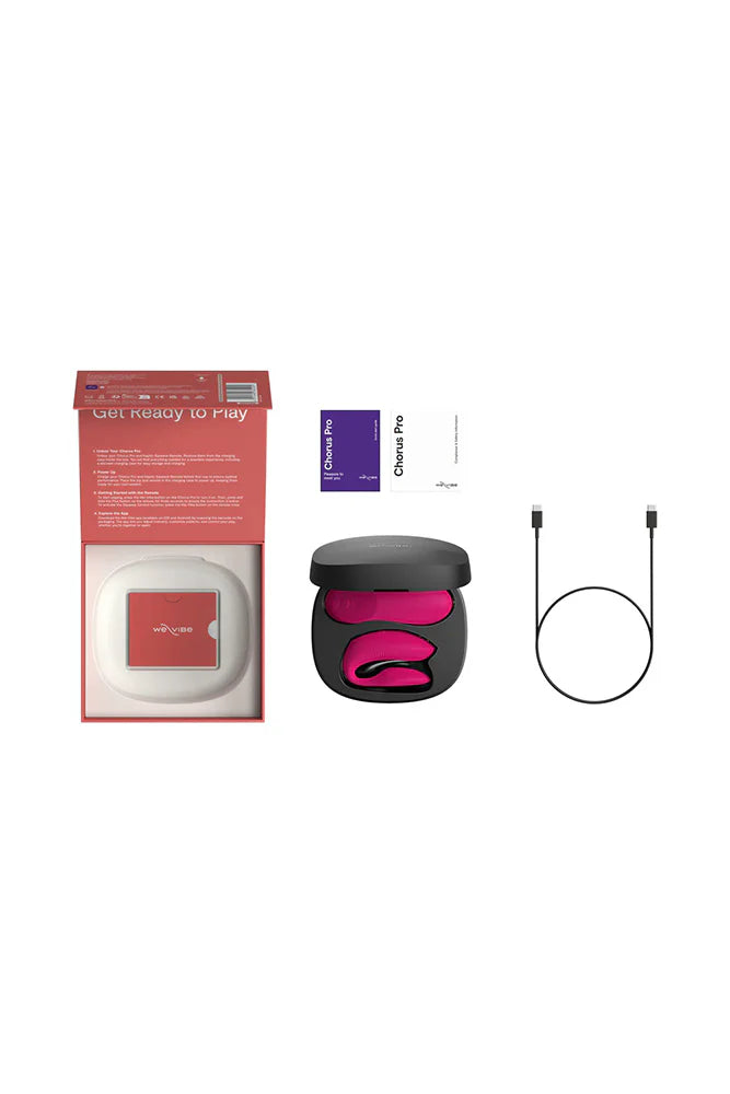 Chorus Pro Couples Vibrator by We-Vibe in Electric Pink