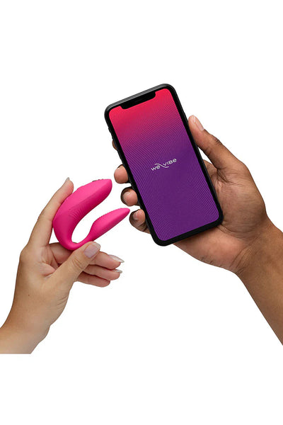 Chorus Pro Couples Vibrator by We-Vibe in Electric Pink