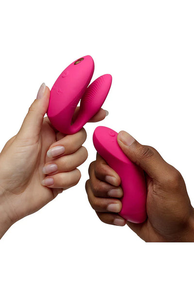 Chorus Pro Couples Vibrator by We-Vibe in Electric Pink