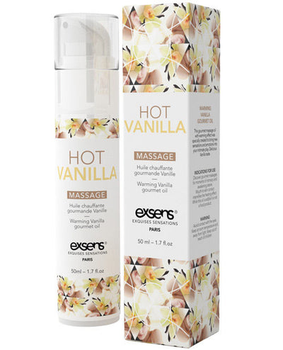 Hot Vanilla Intimate Massage Oil - 1.7 oz