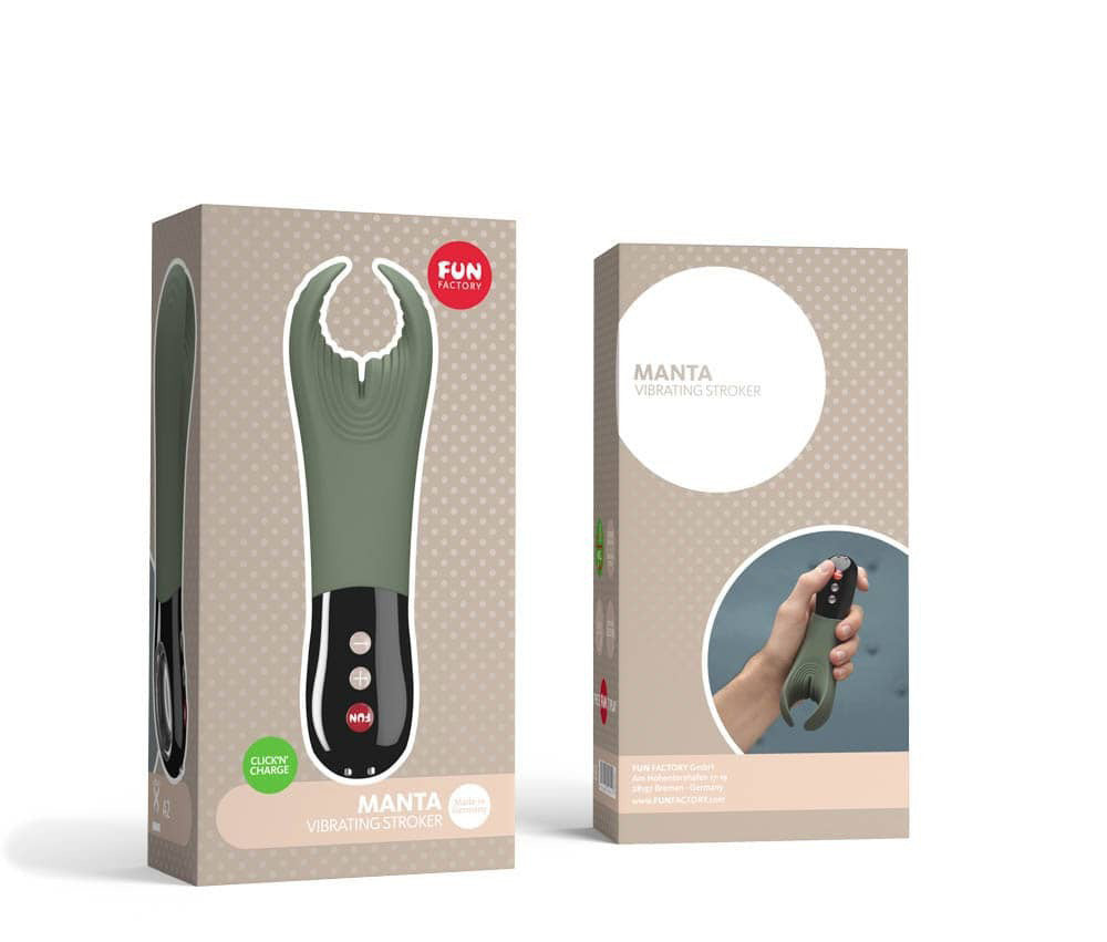 Get the Fun Factory Manta - Moss Green at Castle Megastore Get the Fun Factory Manta - Moss Green at Castle Megastore