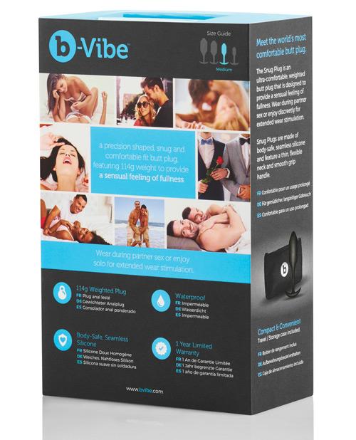 b-Vibe Snug Plug 2 Weighted - Black