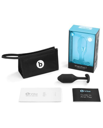 b-Vibe Snug Plug 2 Weighted - Black