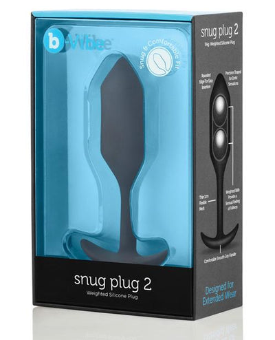 b-Vibe Snug Plug 2 Weighted - Black