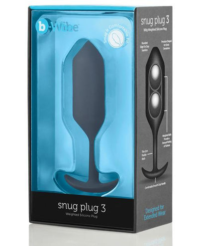 b-Vibe Snug Plug 3 Weighted - Black