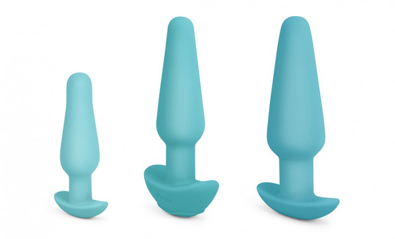 b-Vibe Anal Training & Education Set - Blue