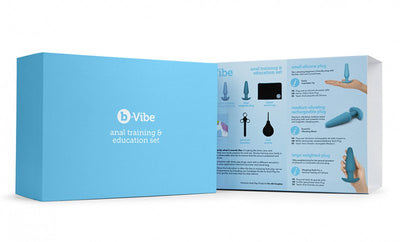 b-Vibe Anal Training & Education Set - Blue
