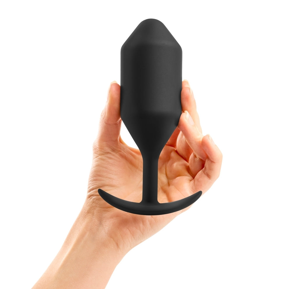 b-Vibe Snug Plug 5 Weighted - Black