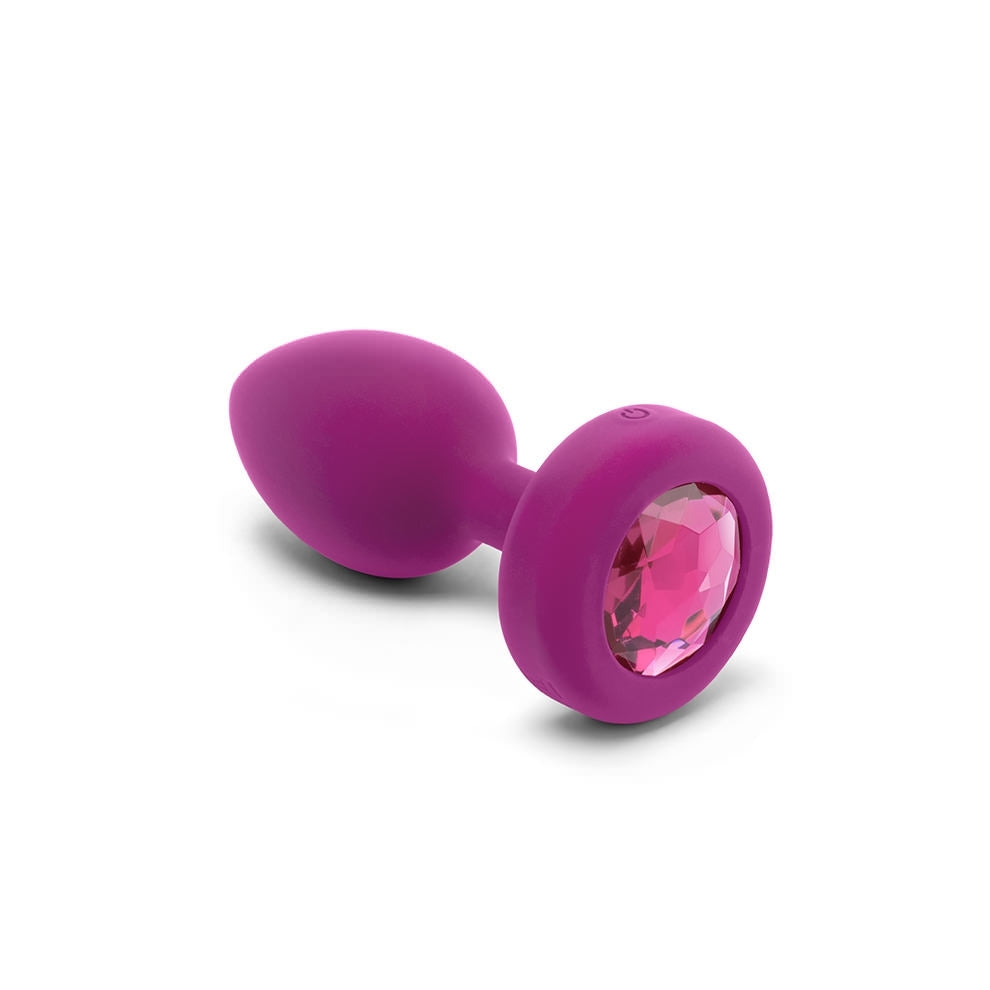 b-Vibe Vibrating Jewel Plug - Fuchsia