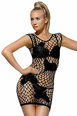 Black Love Heart Seamless Mini Dress