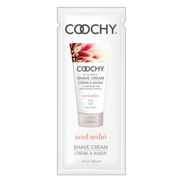 COOCHY Oh So Smooth Shave Cream Sweet Nectar - .5 oz