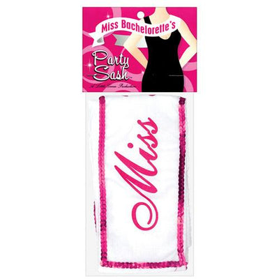 Miss Bachelorette Sequin Party Sash