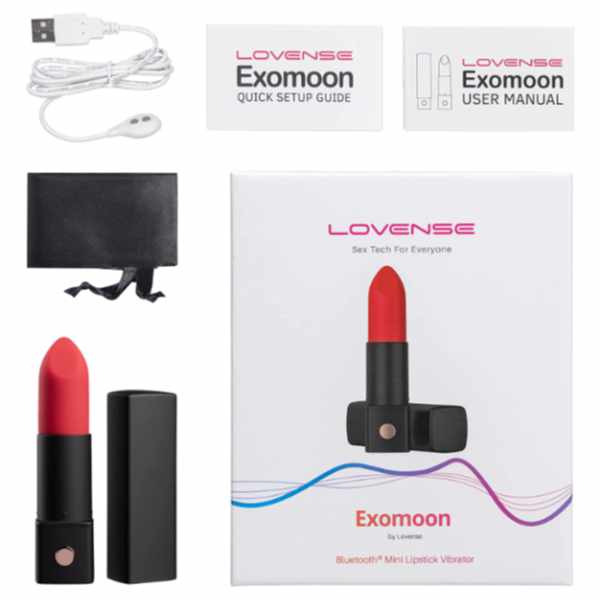 Get Lovense Exomoon Lipstick Bullet Vibrator at Castle Megastore Get Lovense Exomoon Lipstick Bullet Vibrator at Castle Megastore