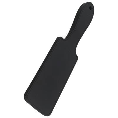 Fetish Pleasure Play Black Square Silicone Paddle