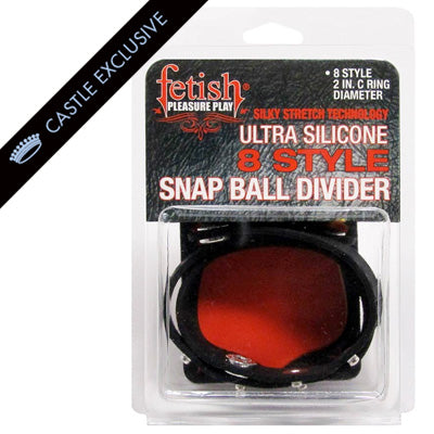 Fetish Pleasure Play 8 Style Snap Ball Divider