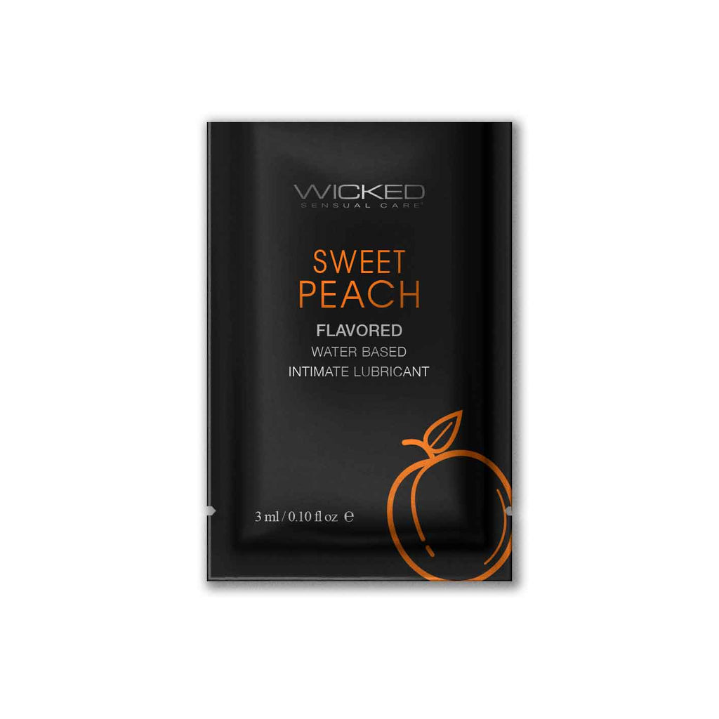 Wicked Aqua Sweet Peach Lube Foil