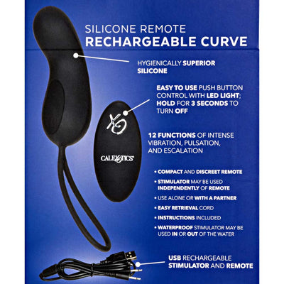 Rechargeable Curve w/ Remote - Black