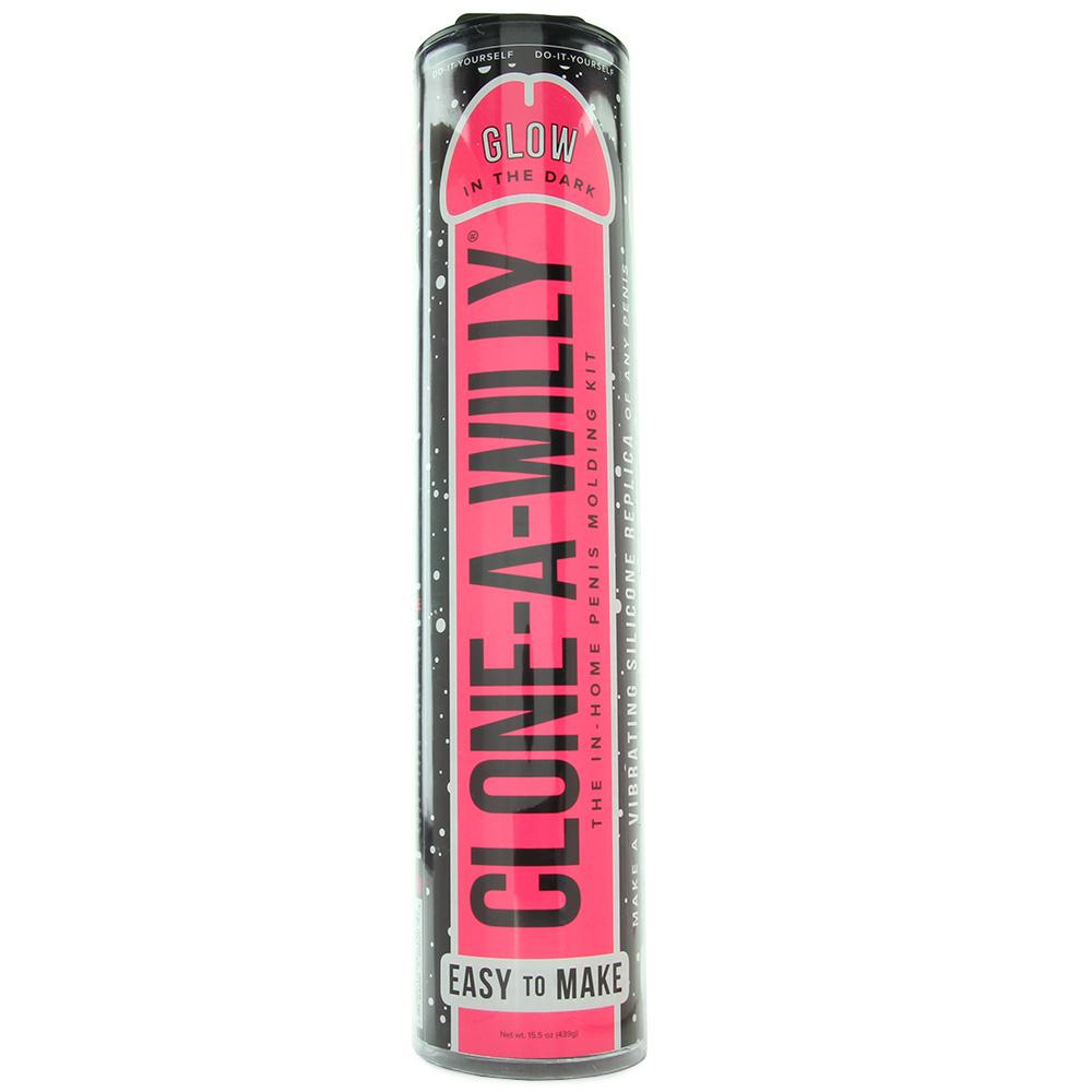 Clone-A-Willy Kit Glow in the Dark - Hot Pink