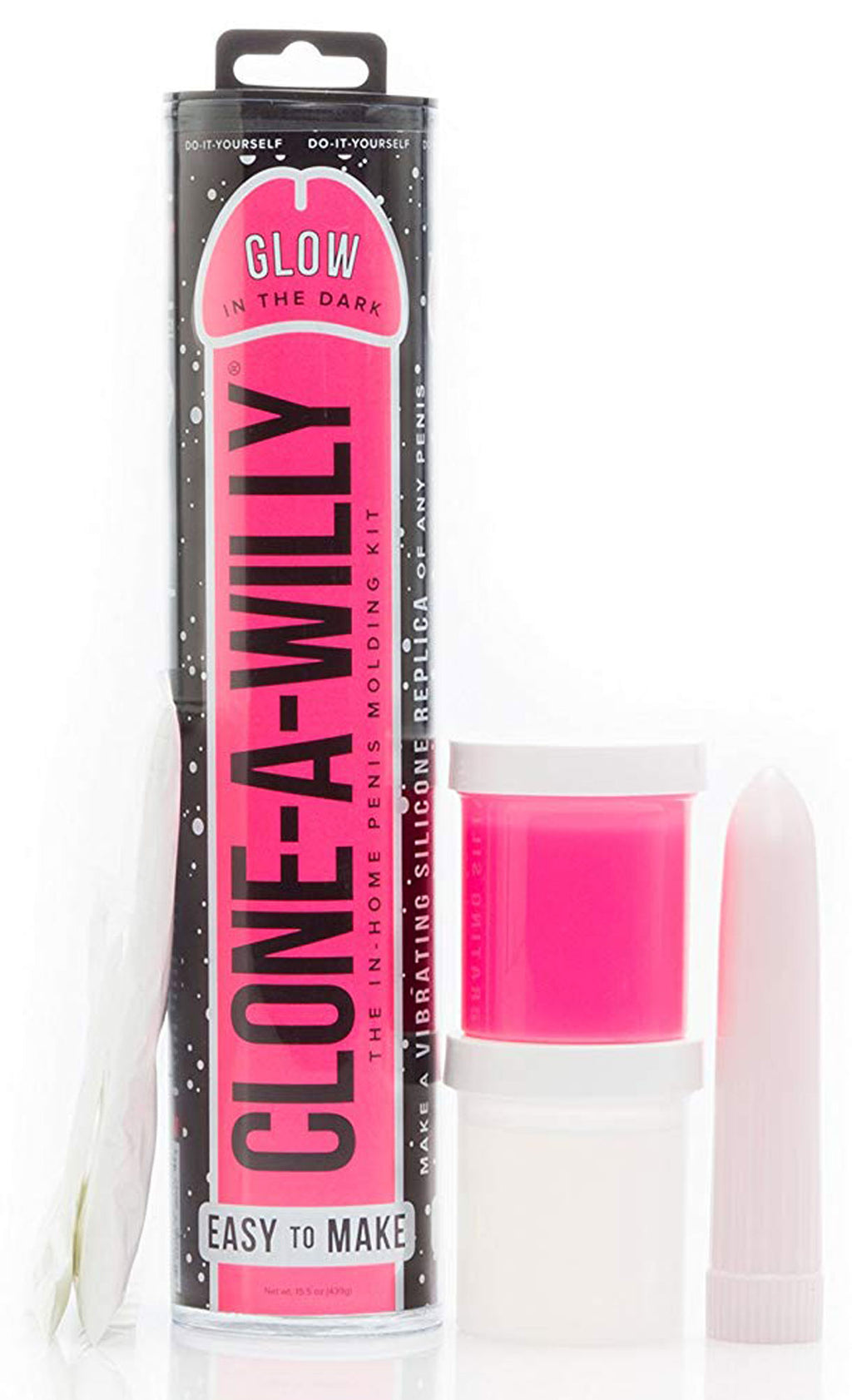 Clone-A-Willy Kit Glow in the Dark - Hot Pink