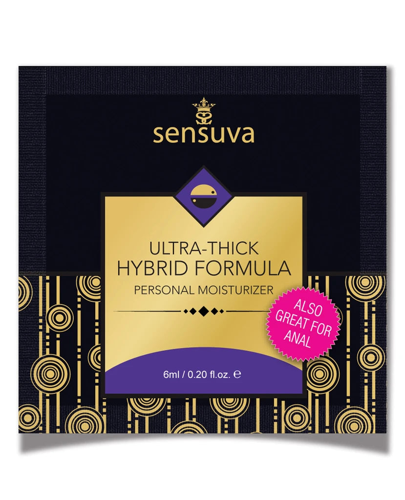 Sensuva Ultra Thick Hybrid Personal Moisturizer Foil