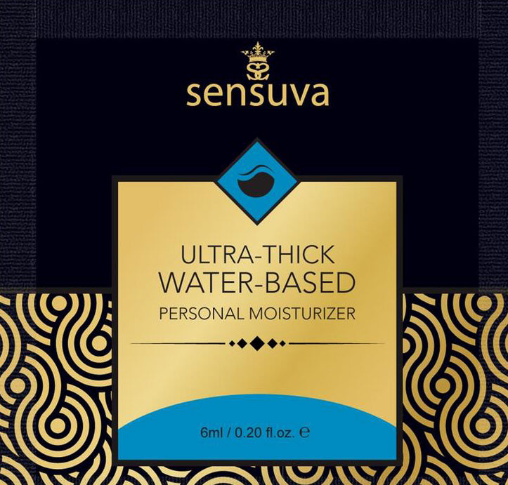 Sensuva Ultra-Thick Personal Moisturizer Foil