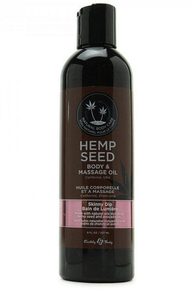 Hemp Seed Skinny Dip Massage Oil - 8 oz