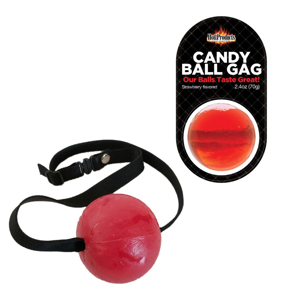 Candy Ball Gag - Strawberry