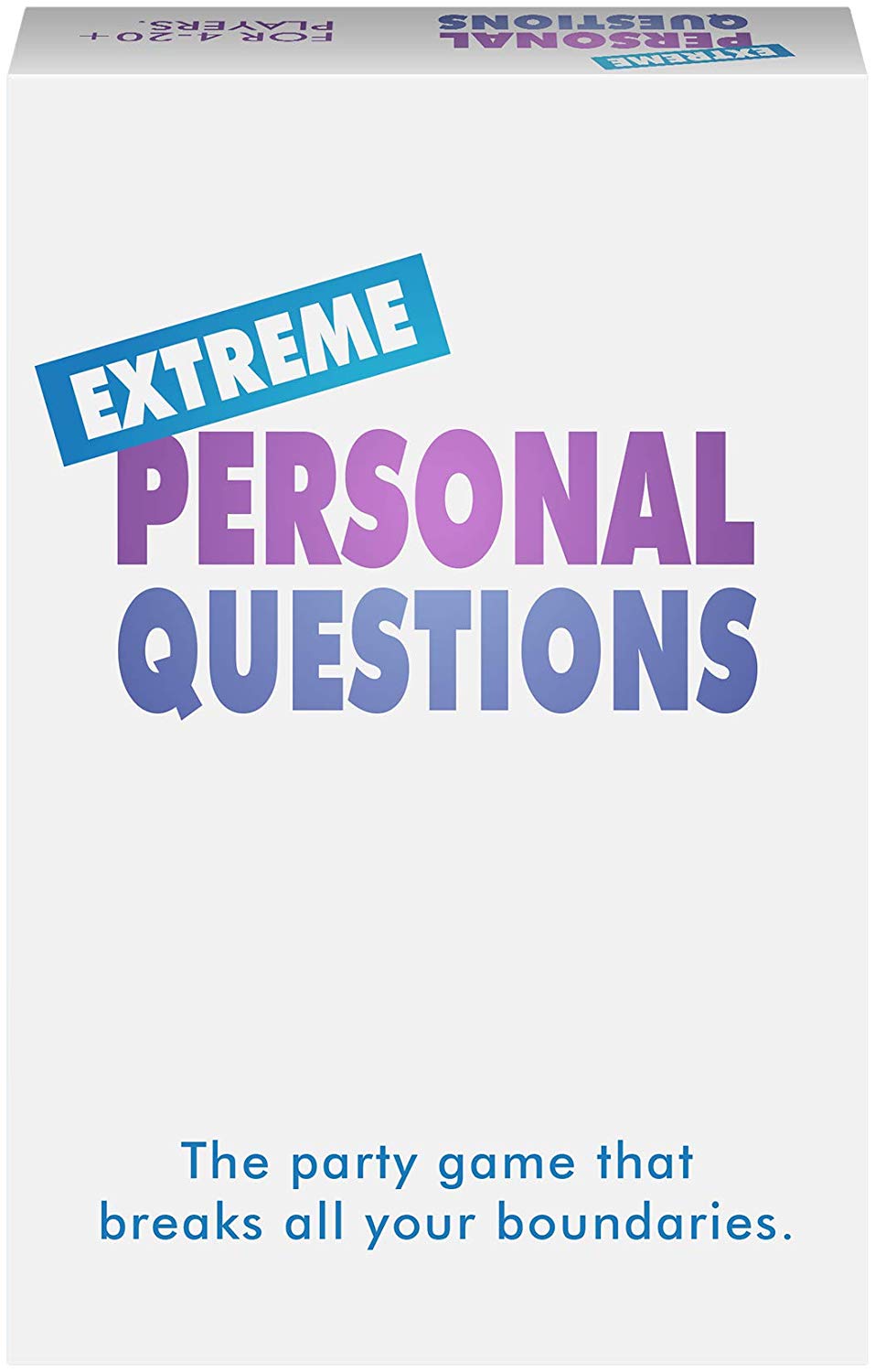 Extreme Personal Questions Party Game