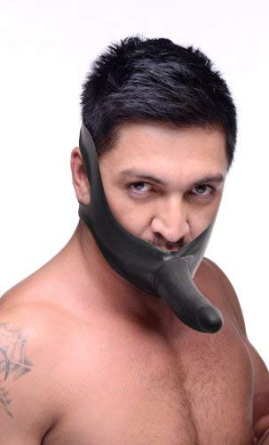 Master Series Face Fuk Strap On Mouth Gag - Black
