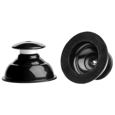 Master Series Plungers Extreme Suction Nipple Suckers - Black