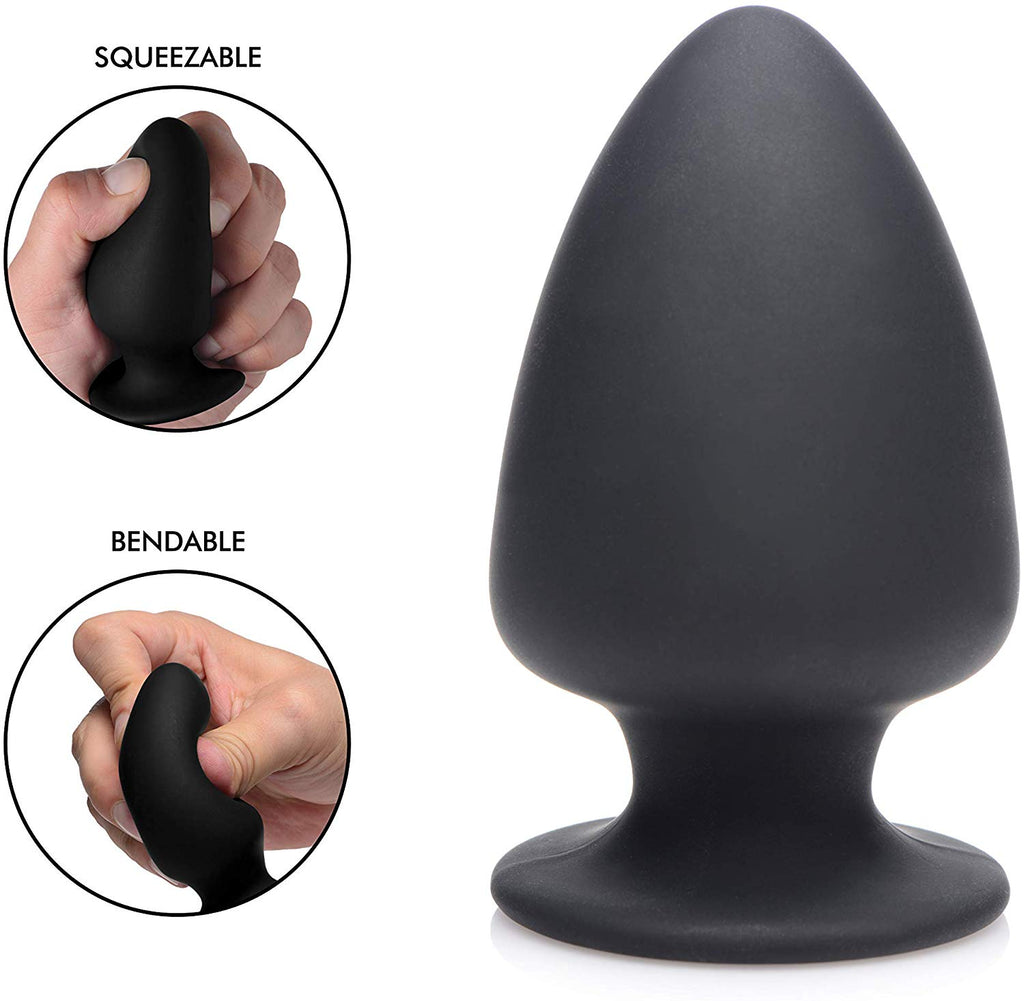 Get the Squeezable Small Anal Plug - Black at Castle Megastore Get the Squeezable Small Anal Plug - Black at Castle Megastore