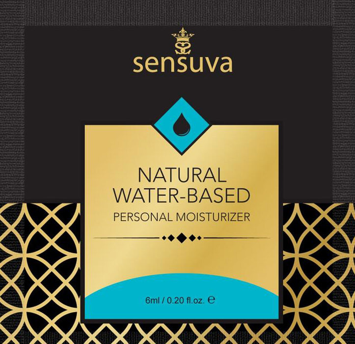 Sensuva`s Natural Water-Based Moisturizer Foil