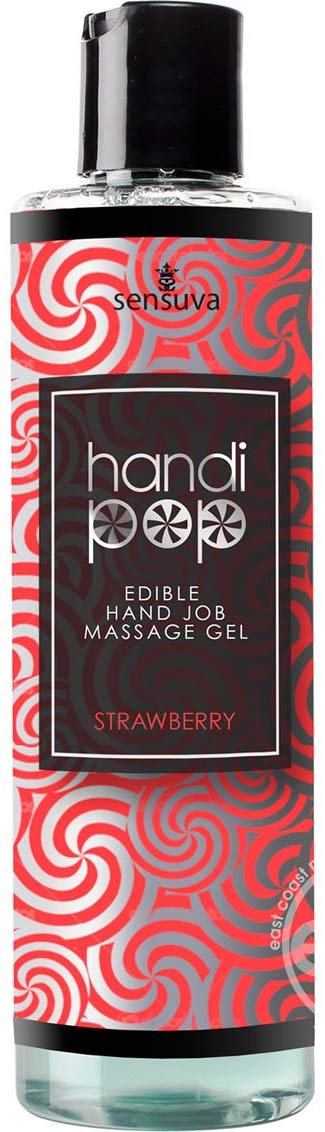 Handipop Hand Job Massage Gel - Strawberry 4.2oz