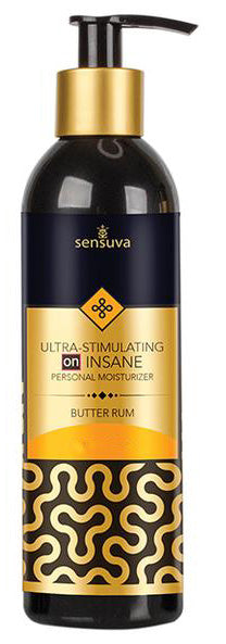 Sensuva Ultra-Stimulating On Insane Butter Rum Personal Moisturizer - 4.23oz