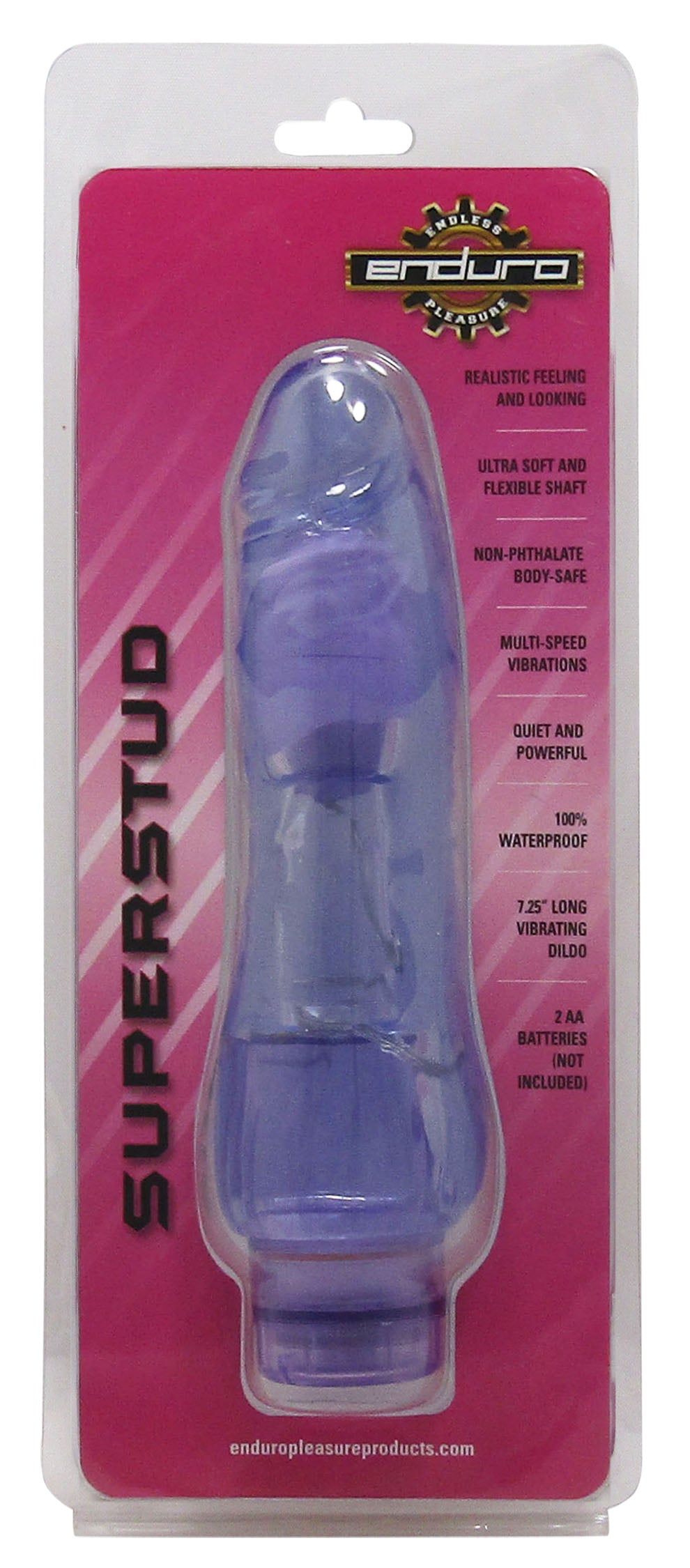 Get Enduro's Vibrating 7.25-inch Purple Dildo Only at Castle Megastore Get Enduro's Vibrating 7.25-inch Purple Dildo Only at Castle Megastore